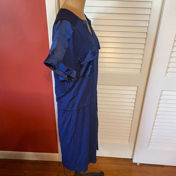 EASYWEAR BY CHICO’S | admiral blue military popover dress NWT $60 size 3 or L - Picture 3 of 6